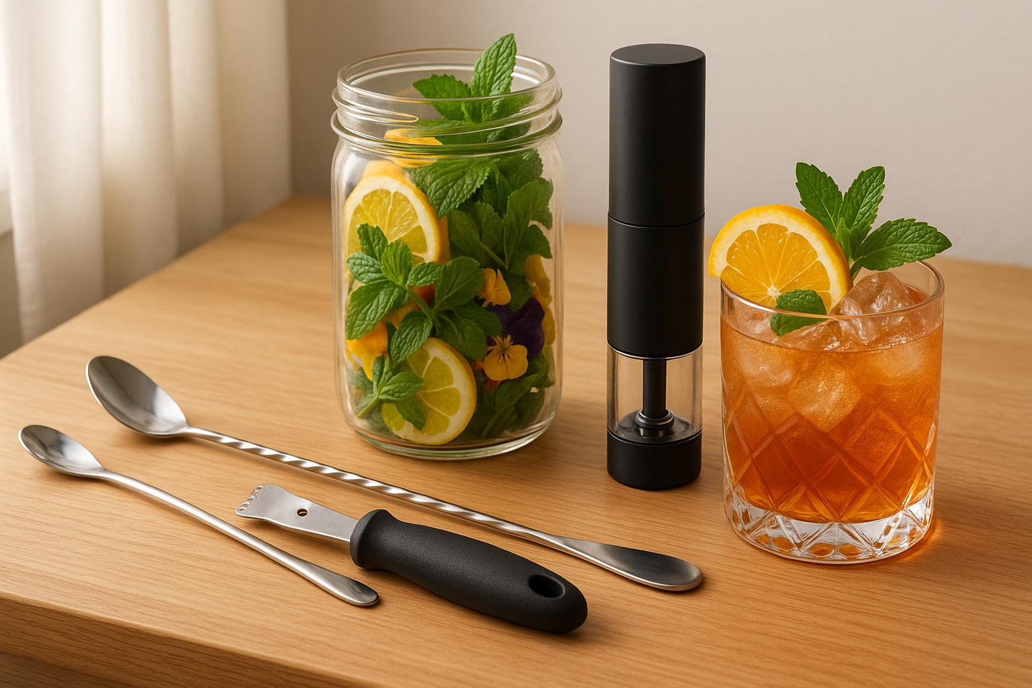 Mocktail Garnishing Tools: What You Need