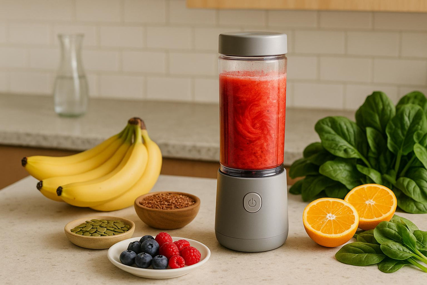 How to Make Energy Drinks with a Portable Blender