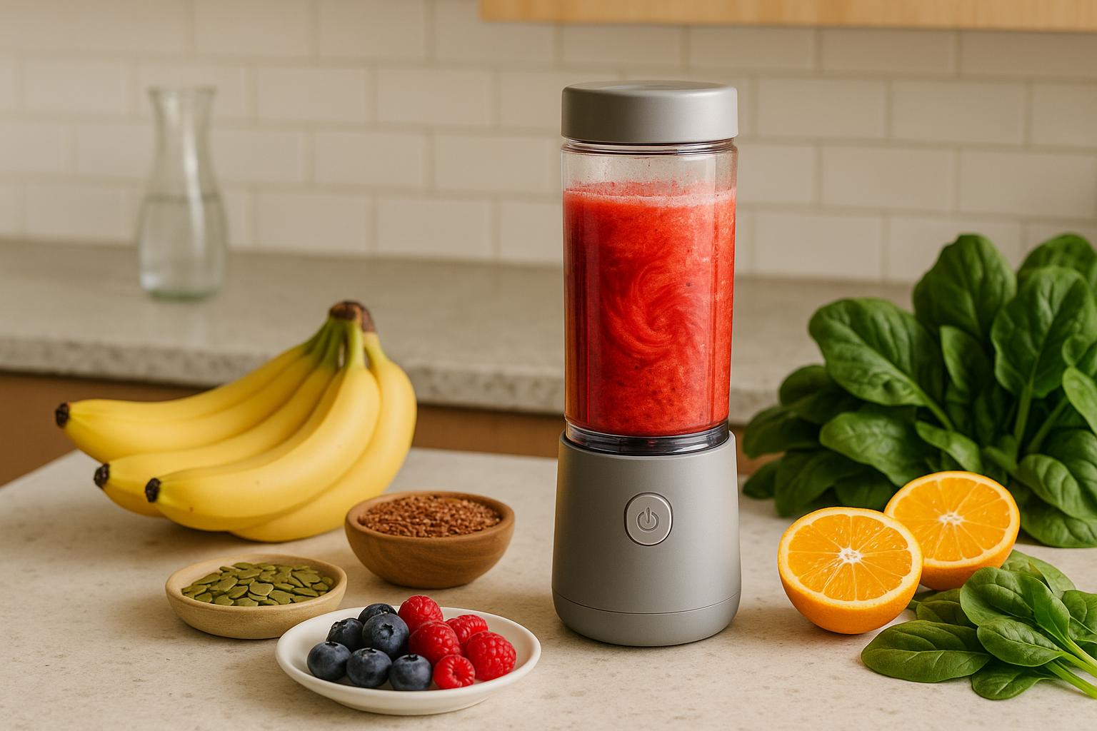 How to Make Energy Drinks with a Portable Blender