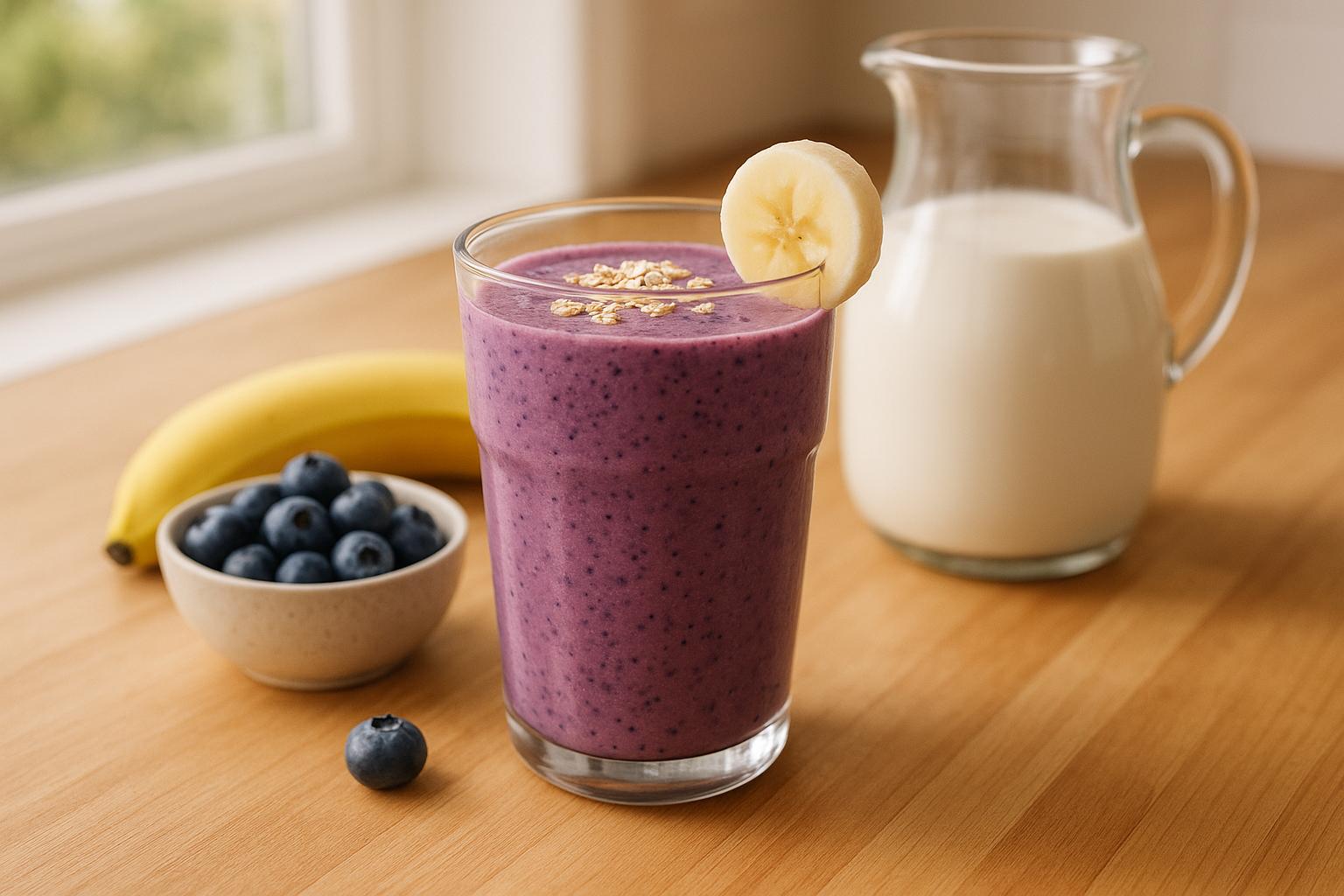 How to Make a Healthy Blueberry Smoothie Fast