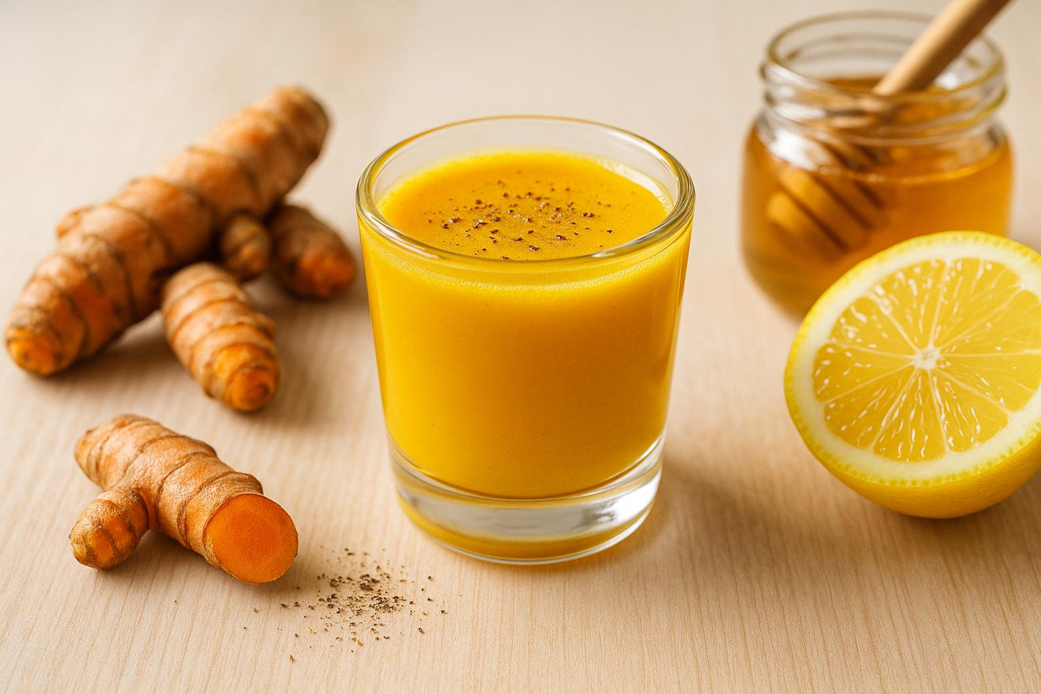 How to Make Turmeric Lemon Detox Shots