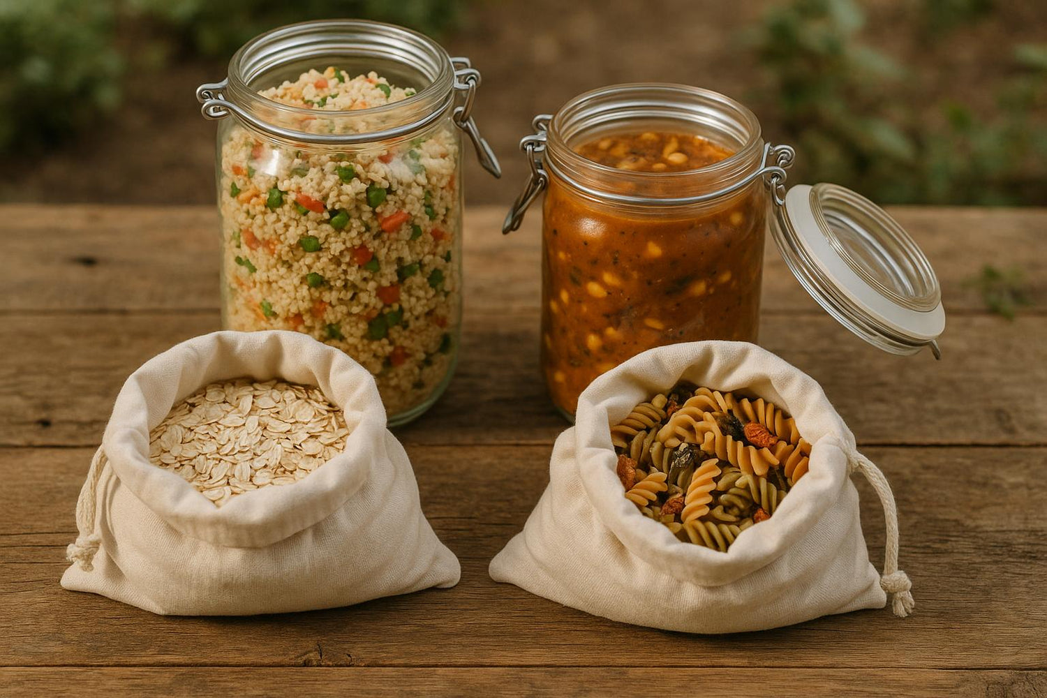 DIY Backpacking Meals with Zero-Waste Packaging