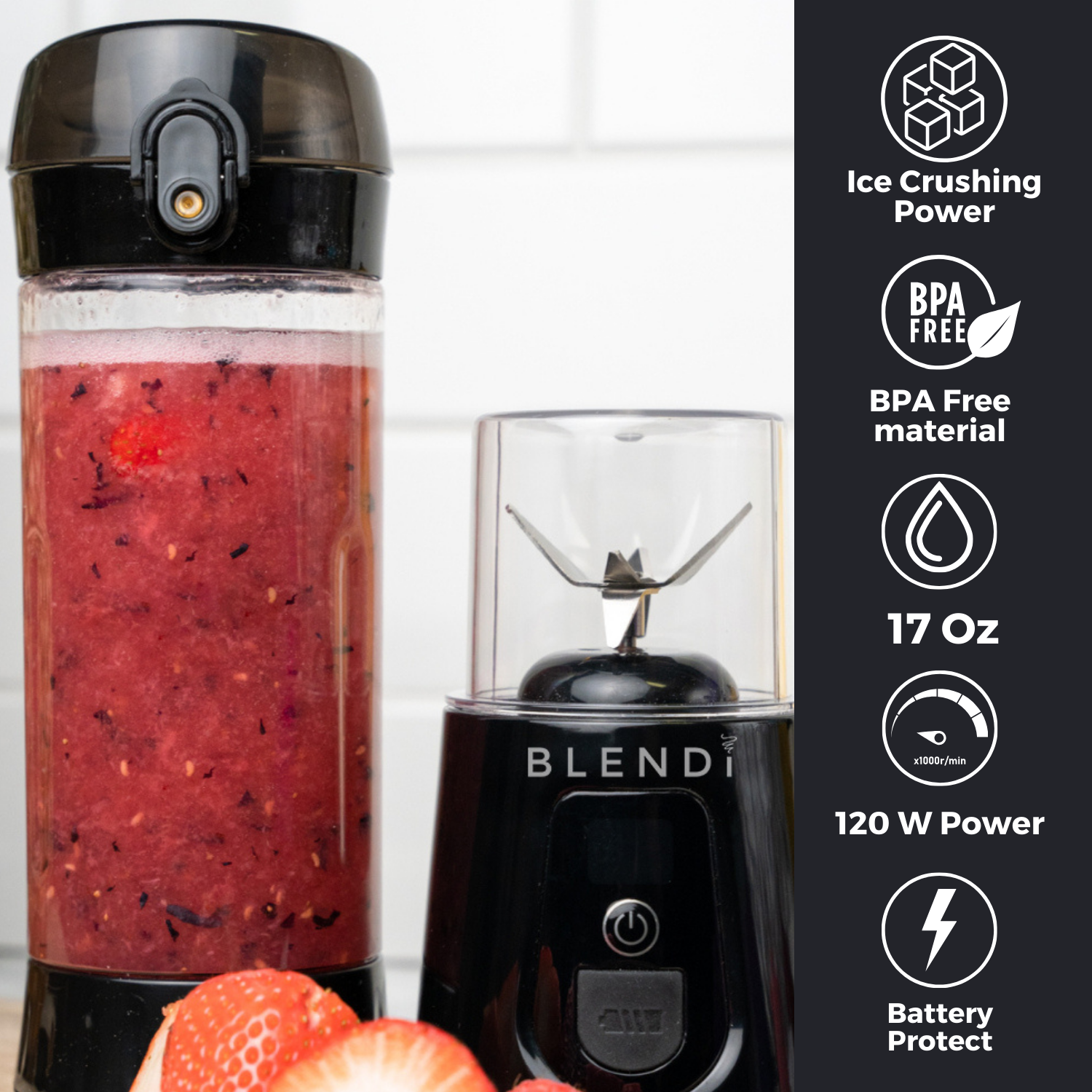 Pro+ Ice Crushing Portable Blender (17oz) BOGO