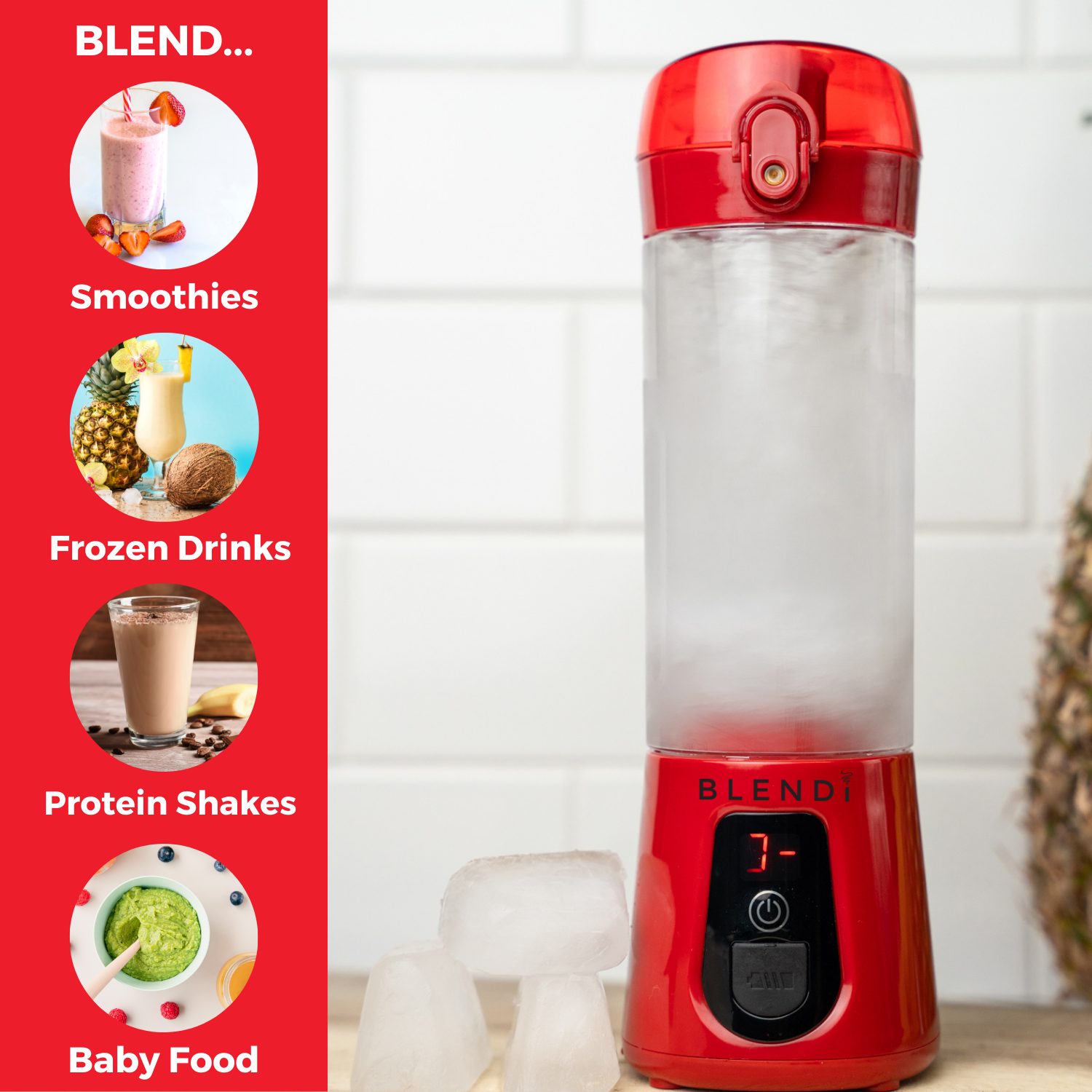 Pro+ Ice Crushing Portable Blender (17oz) BOGO