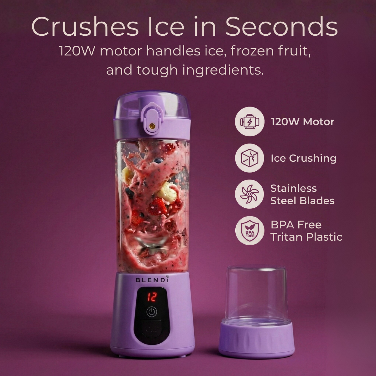 Pro+ Ice Crushing Portable Blender (17oz)