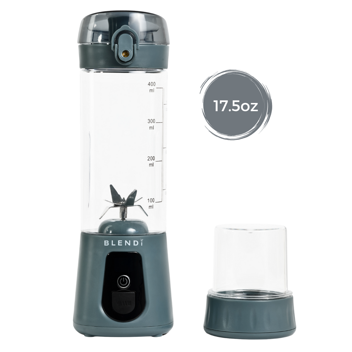 Pro+ Ice Crushing Portable Blender (17oz) Gray