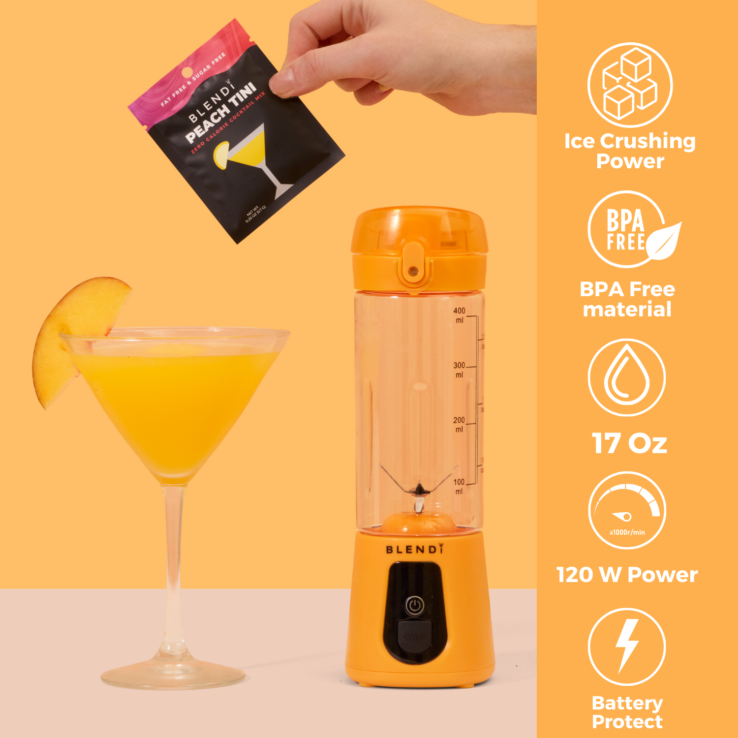 Pro+ Ice Crushing Portable Blender (17oz) BOGO