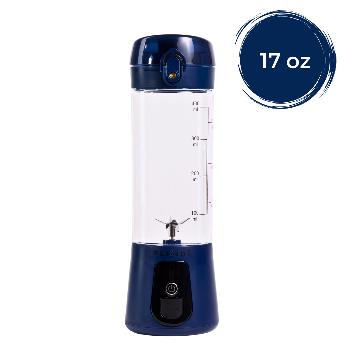 BLENDi Lite Electric Shaker (17oz) Navy