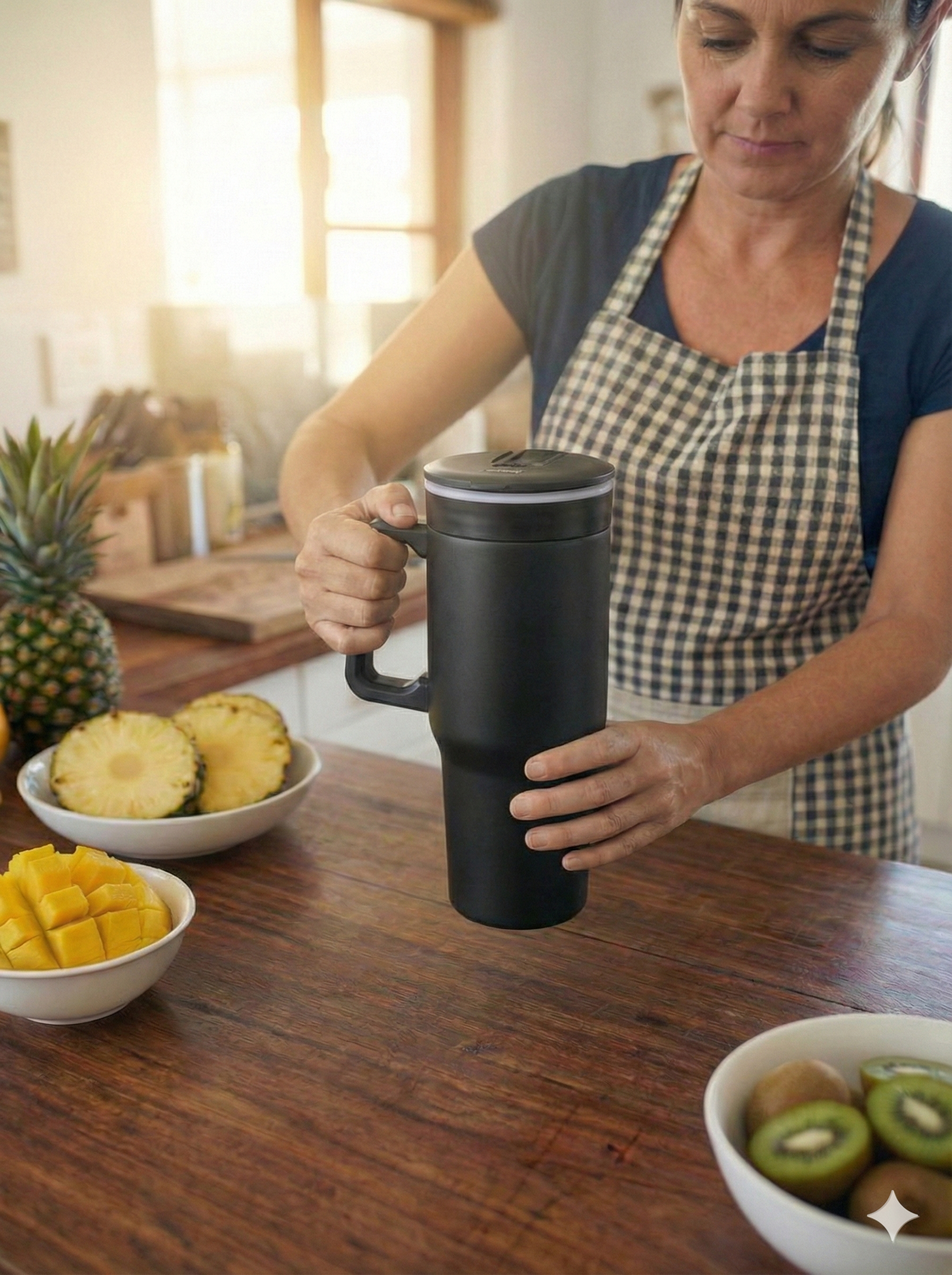 Steel (21oz) 180W Insulated Portable Blender (shipping March)