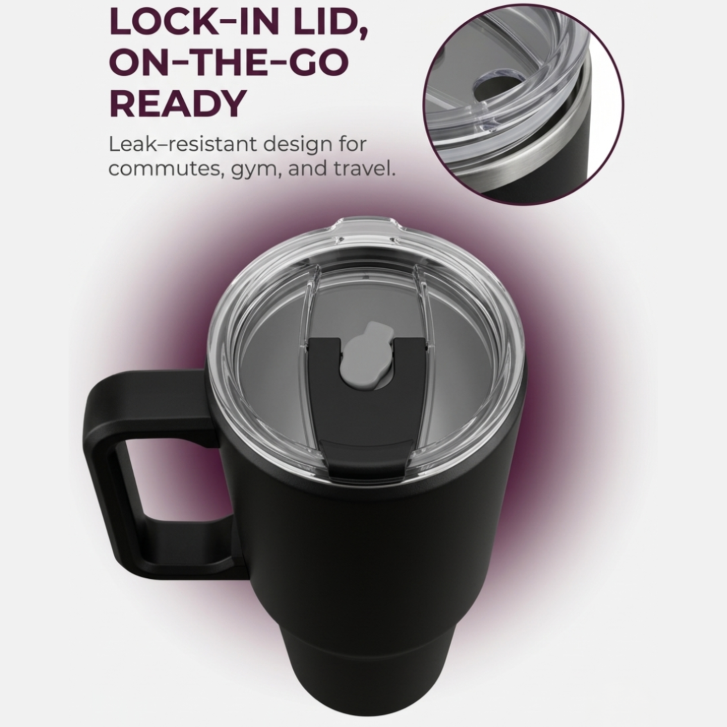 Steel (21oz) Promo 180W Insulated Portable Blender