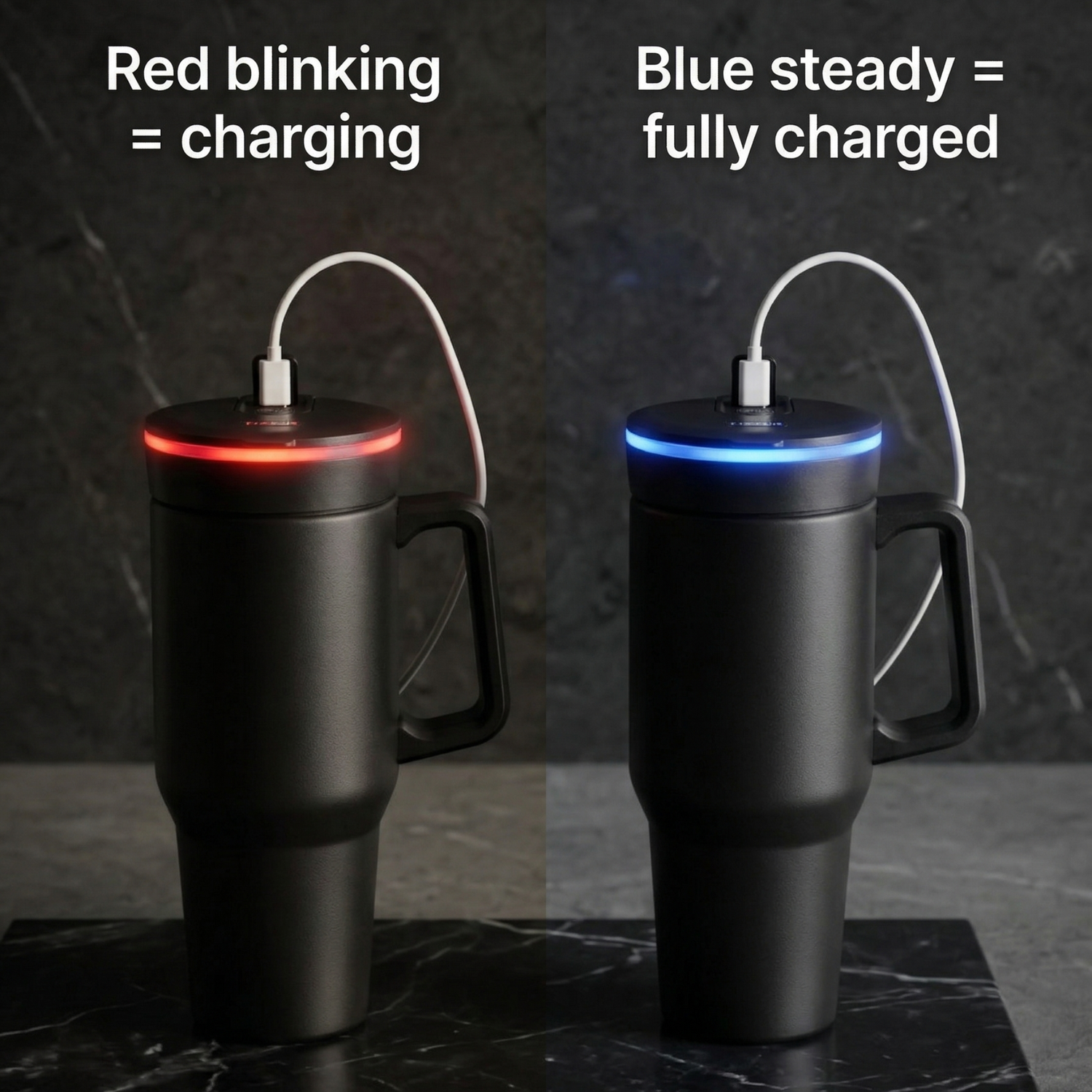 Steel (21oz) 180W Insulated Portable Blender (shipping March)