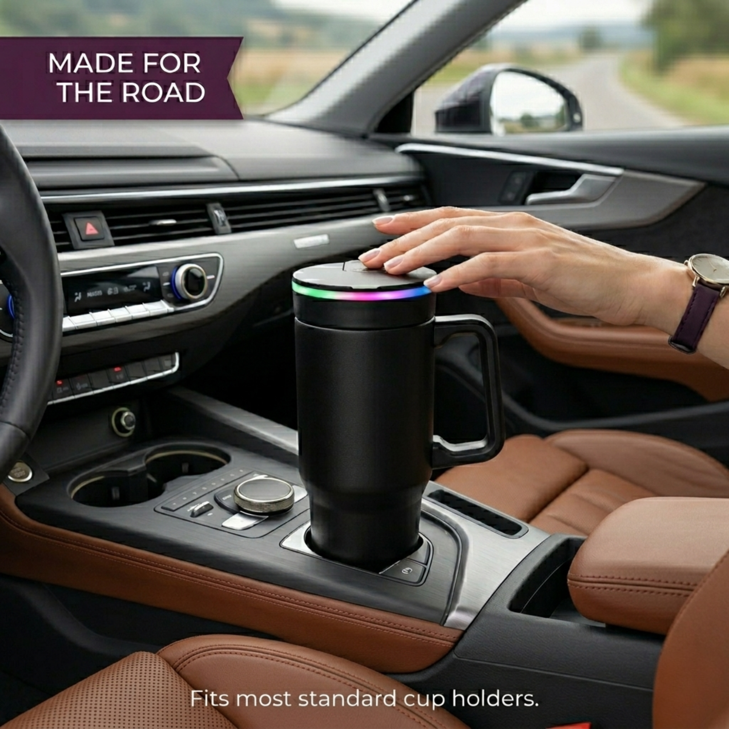 Steel (21oz) 180W Insulated Portable Blender (shipping March)