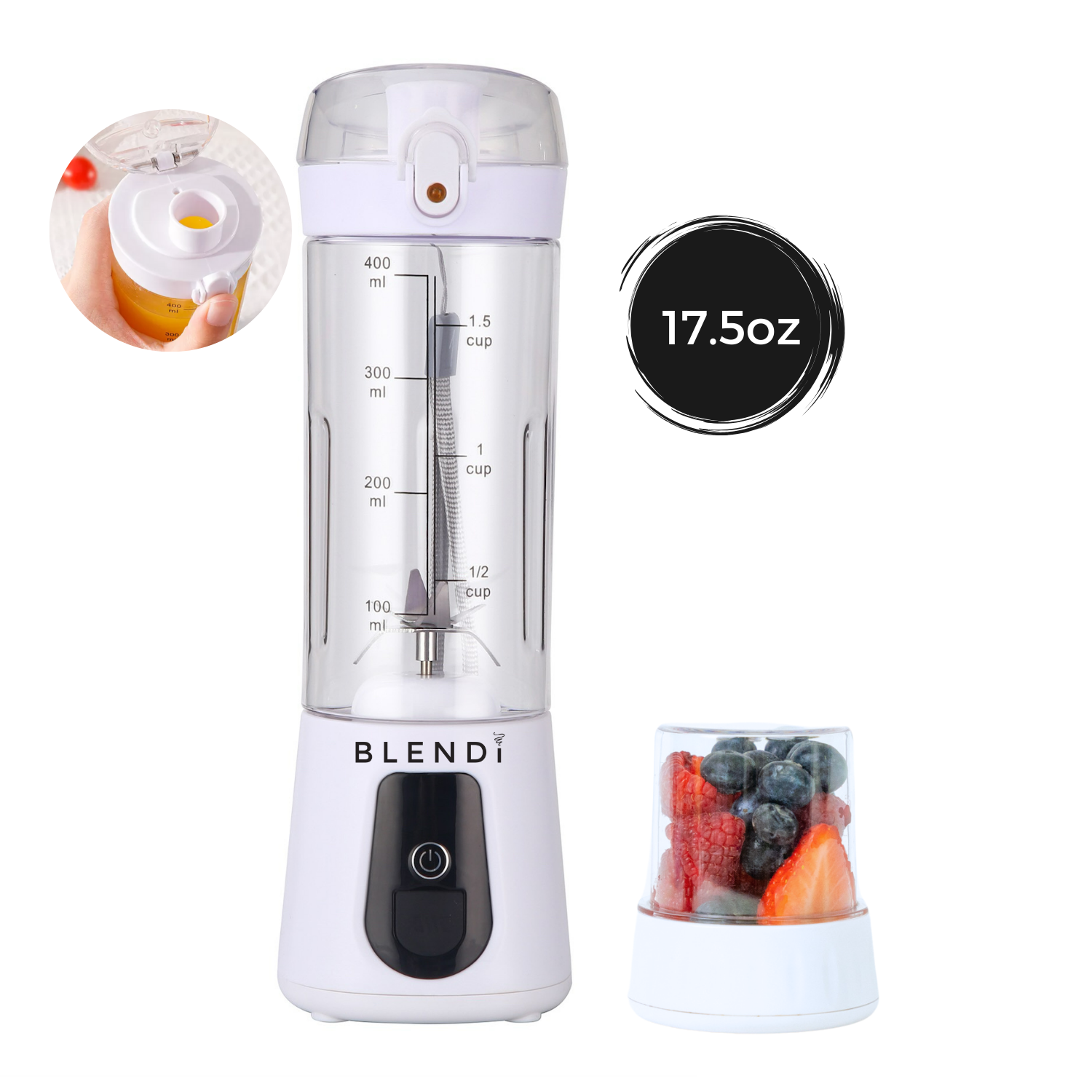 Pro+ Ice Crushing Portable Blender (17oz) BOGO