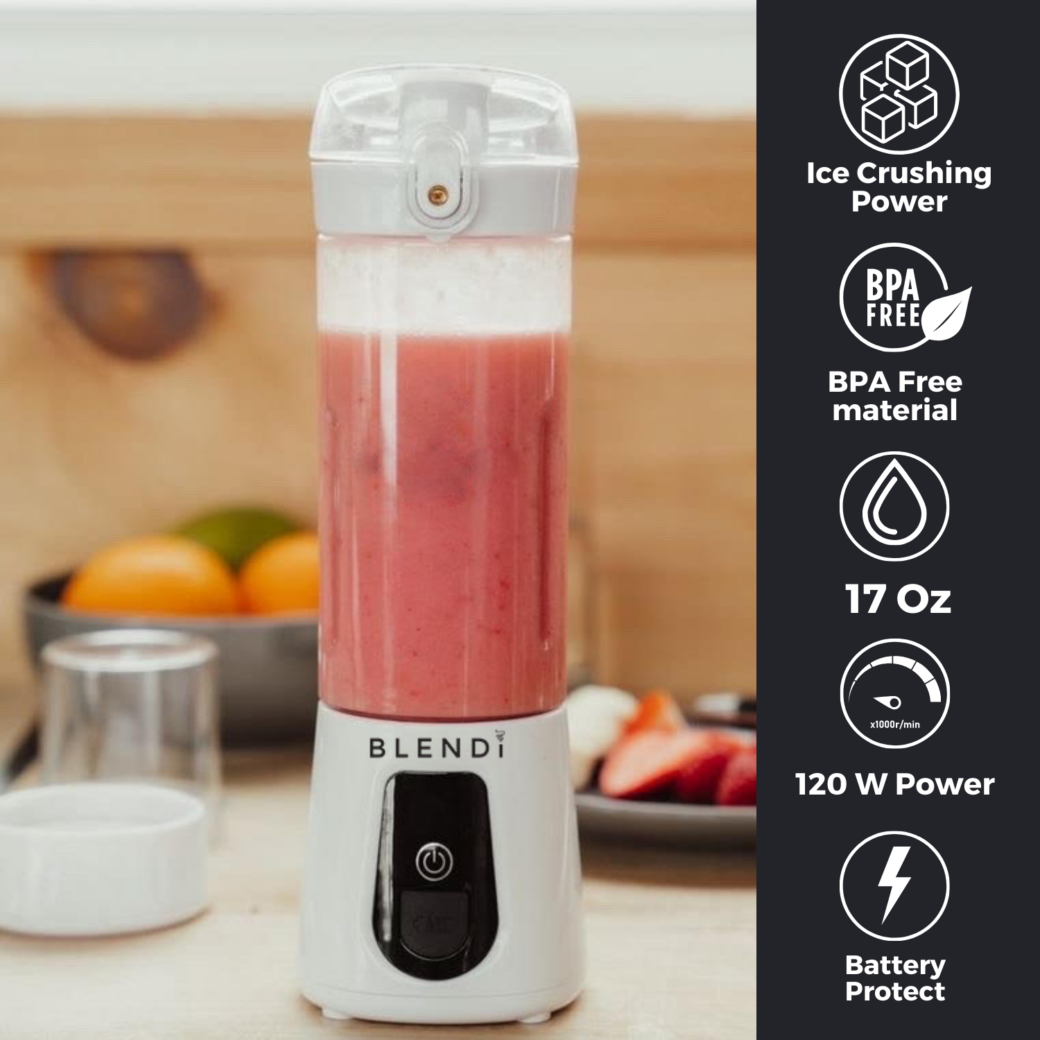 Pro+ Ice Crushing Portable Blender (17oz) BOGO
