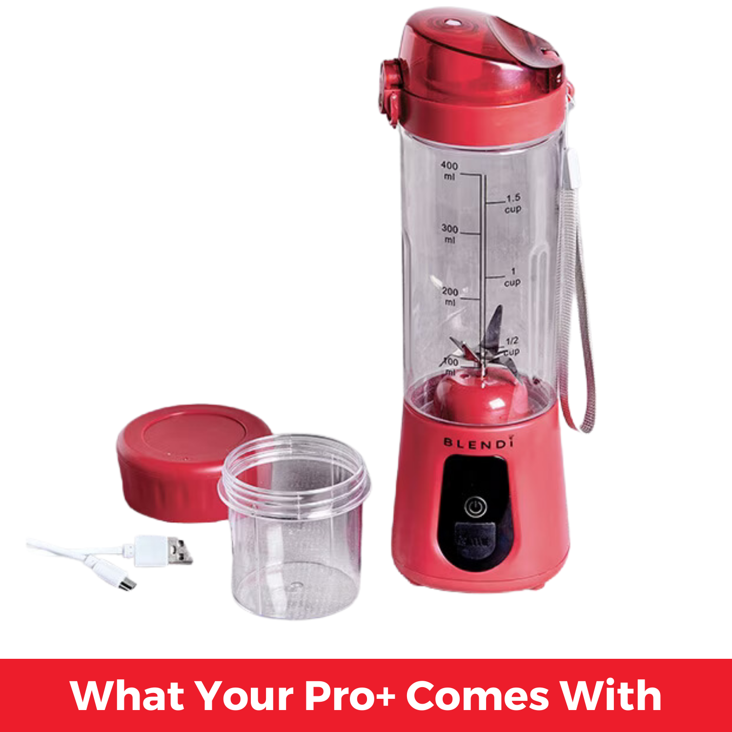 Pro+ Ice Crushing Portable Blender (17oz) BOGO