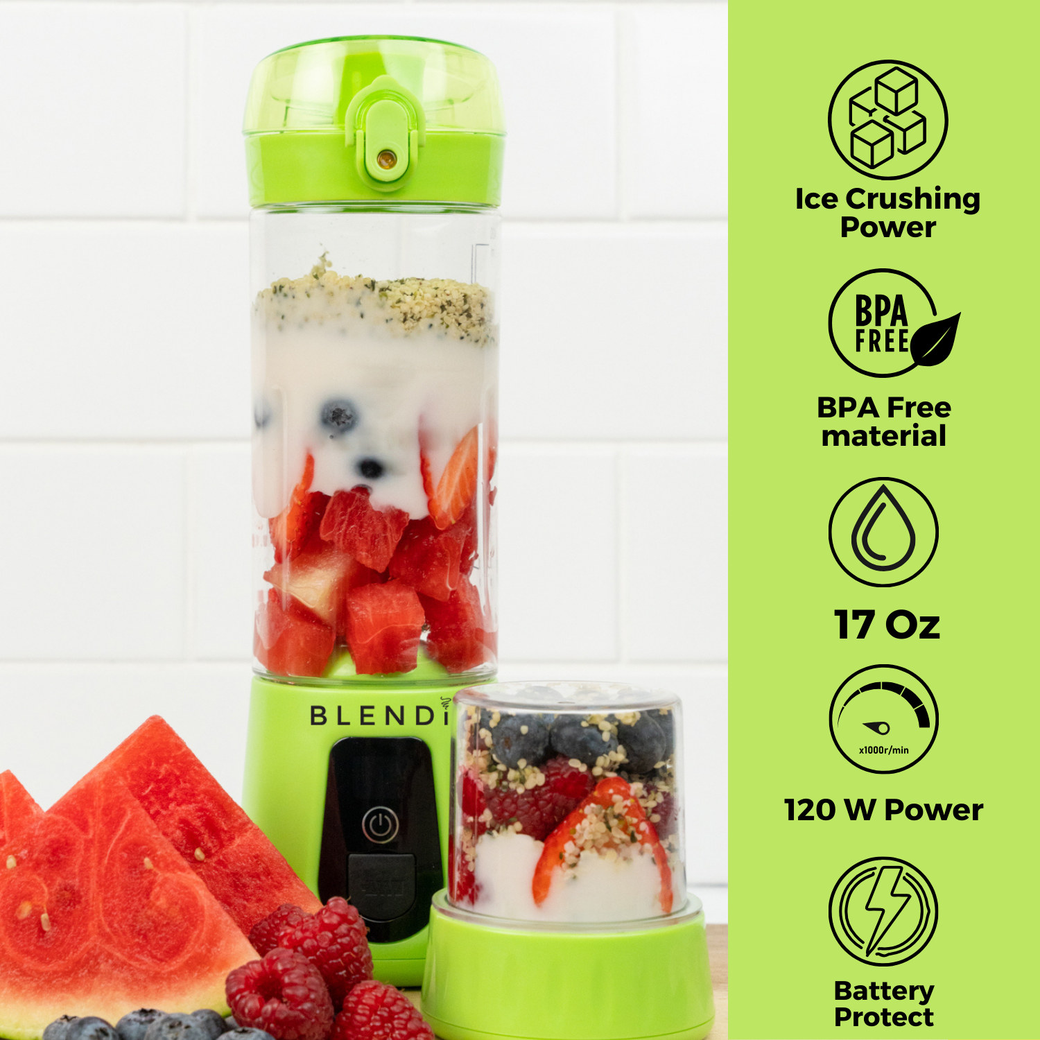 Pro+ Ice Crushing Portable Blender (17oz) BOGO