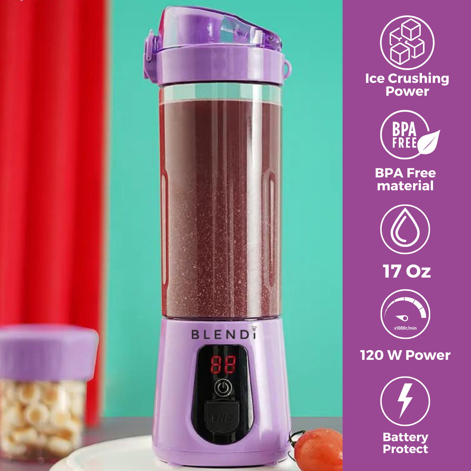 Pro+ Ice Crushing Portable Blender (17oz) BOGO