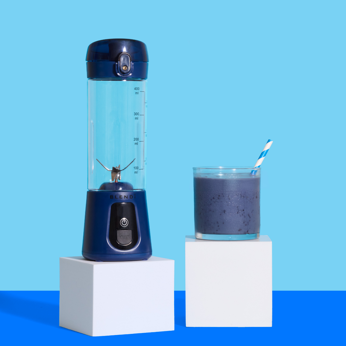 Pro+ Ice Crushing Portable Blender (17oz) Navy