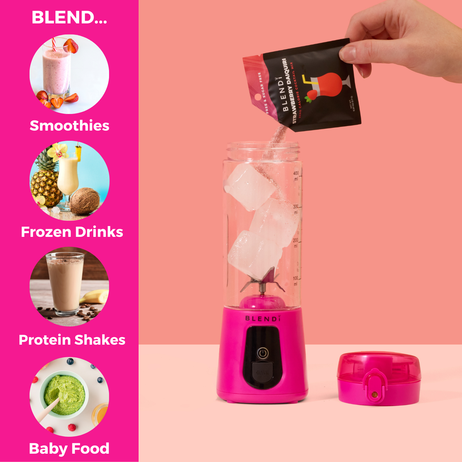 Pro+ Ice Crushing Portable Blender (17oz) BOGO