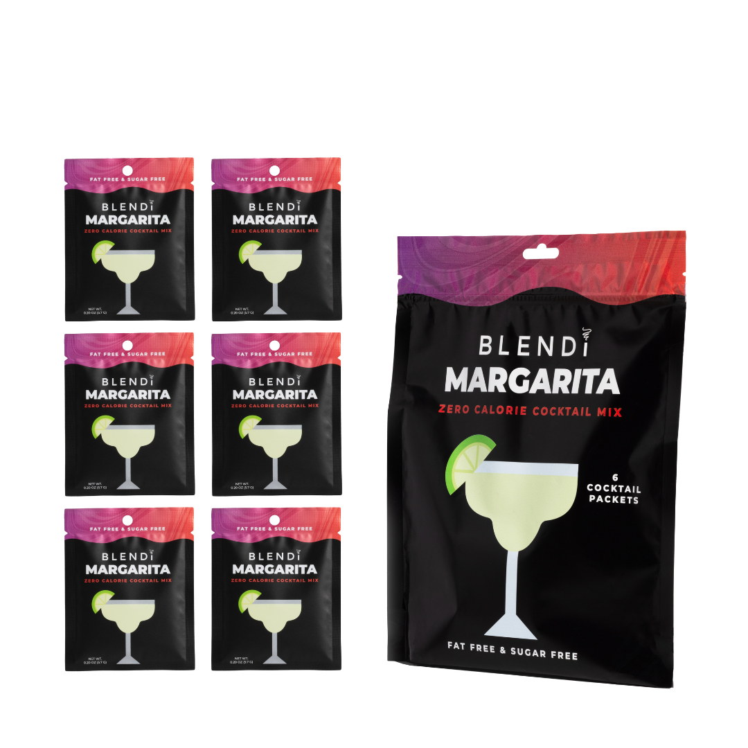 Skinny Mocktail Mixers – Guilt-Free Flavor, Zero Cal- 1 Pack (6 Count)