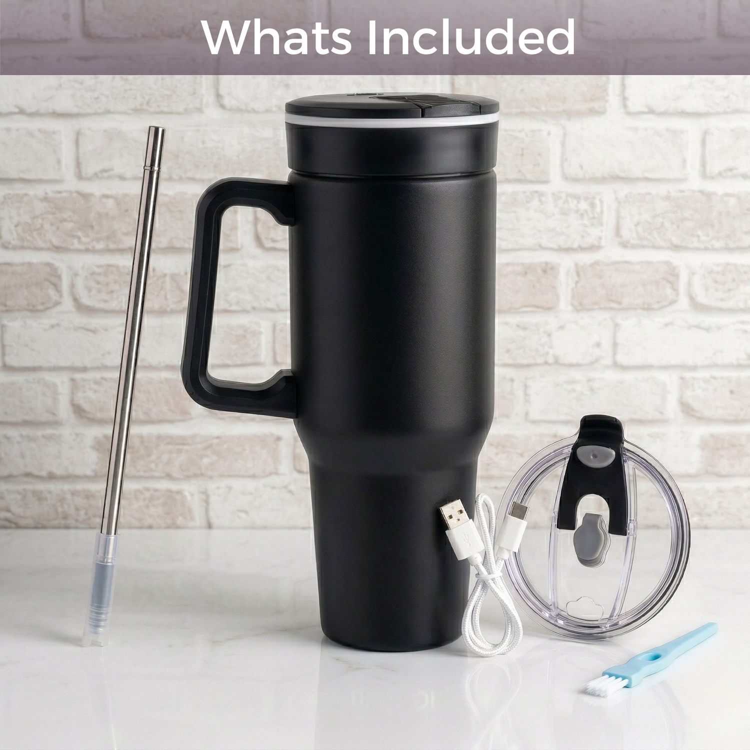Steel (21oz) 180W Insulated Portable Blender (shipping March)