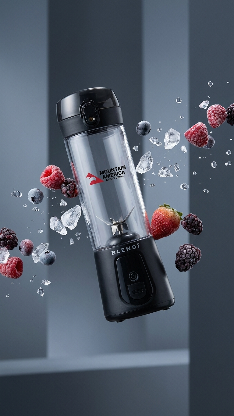 BLENDi portable blender in hand