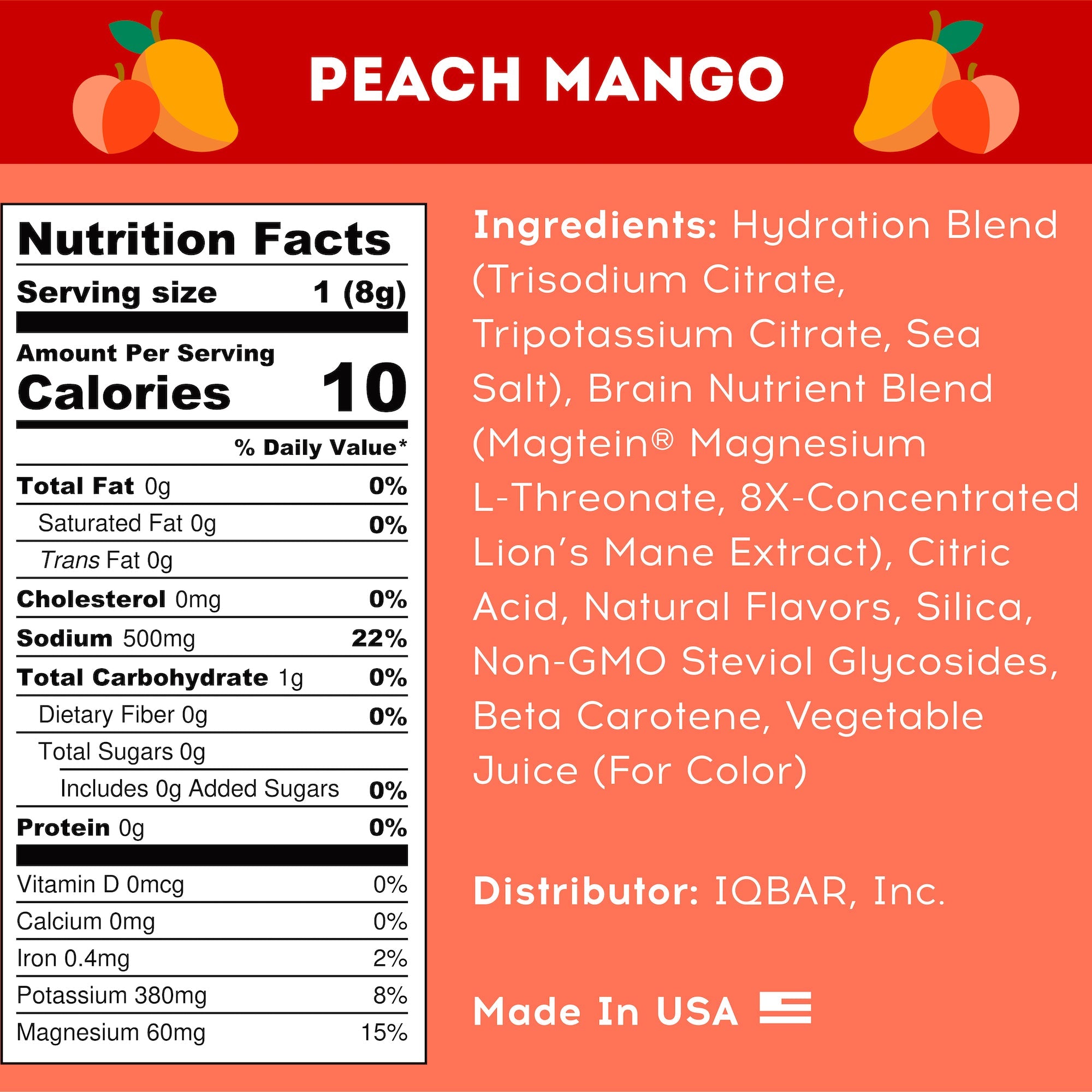 Peach Mango (20 Sticks)